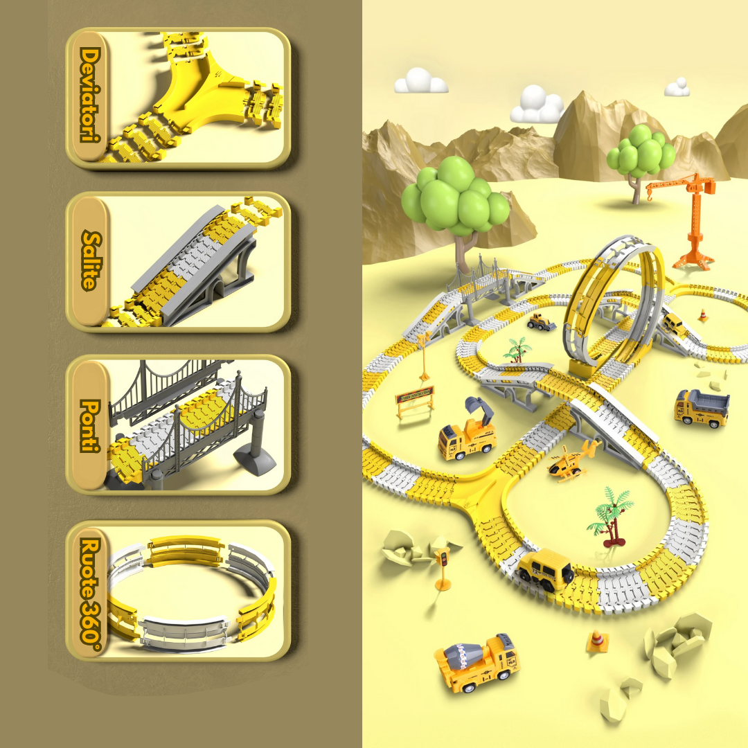 Montessori FlexiPath™- Sentiero Avventuroso Educativo | Cantiere