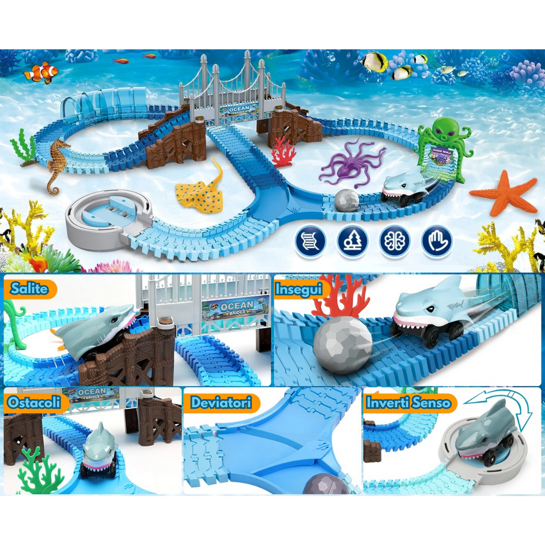 Montessori FlexiPath™- Sentiero Avventuroso Educativo | Oceano