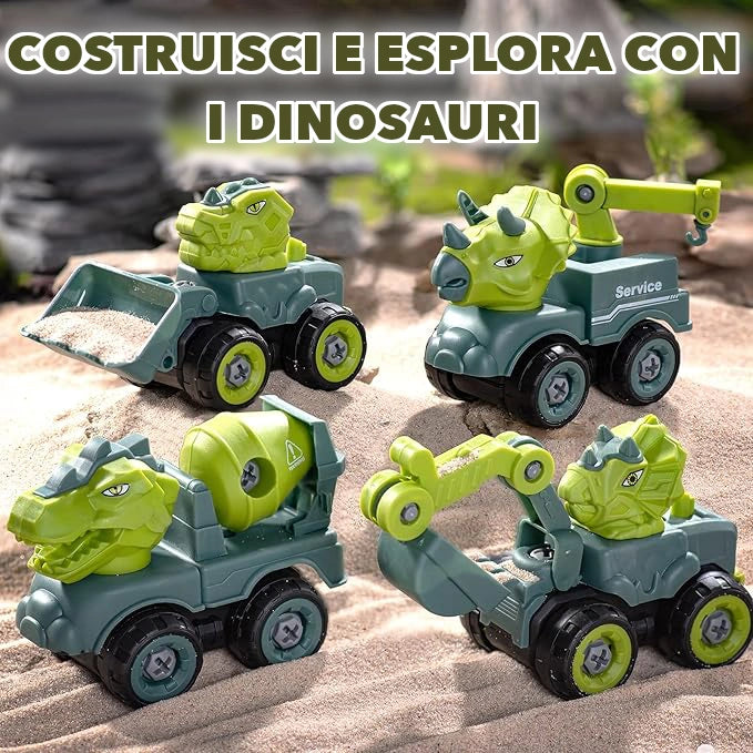 Costruisci il tuo dinosauro in carta Favini