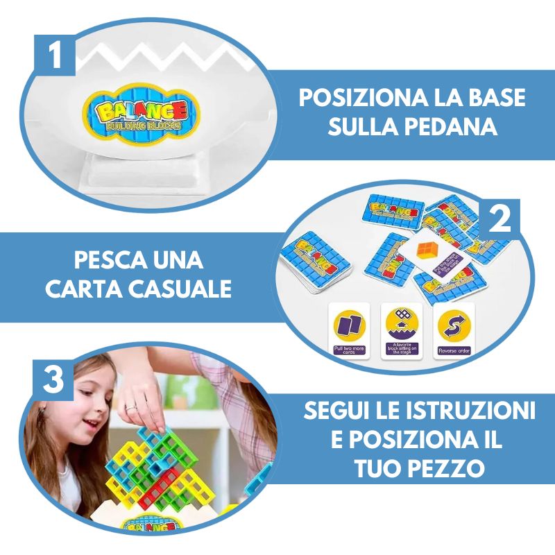 Montessori Balance Tetris™- Blocchi in Equilibrio