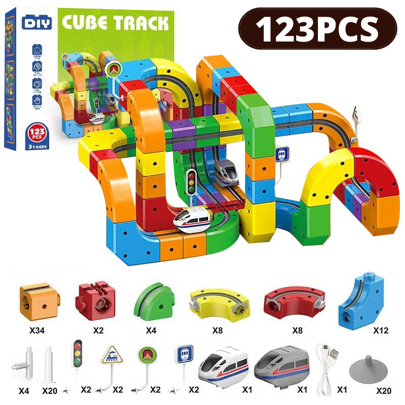 Montessori Puzzle Track™ - Painovoimaton Rata