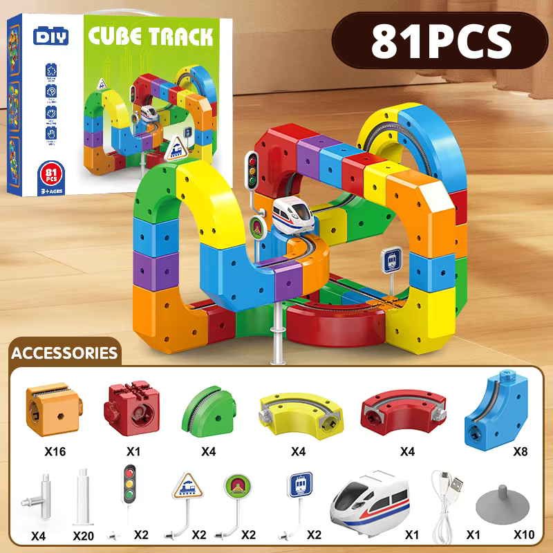 Montessori Puzzle Track™ - Painovoimaton Rata