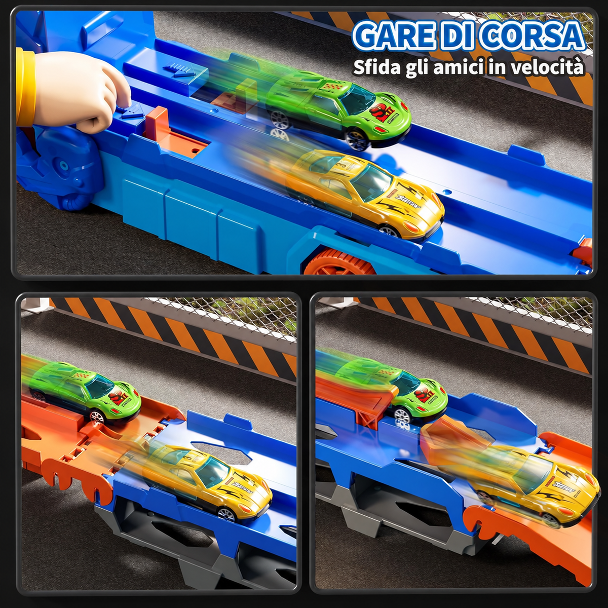 Montessori DinoTrack™– Bane og Parkering til Legetøjsbiler