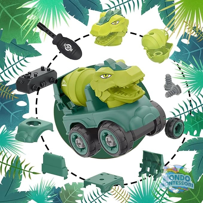 Montessori DinoTruck™- Costruisci il Camion