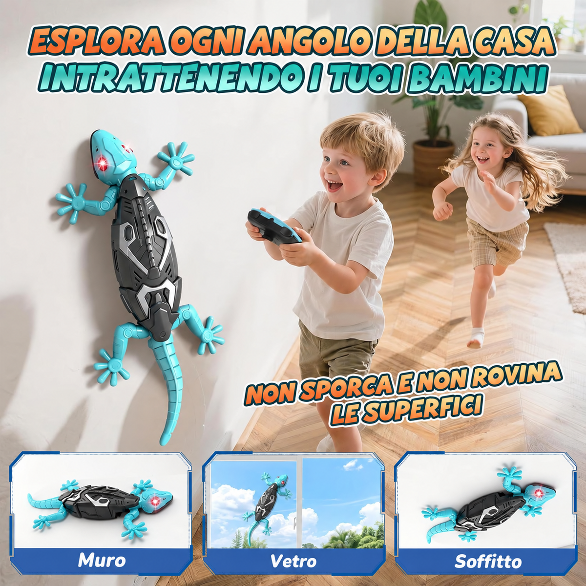Montessori Gecko™ – Kletternde Eidechse