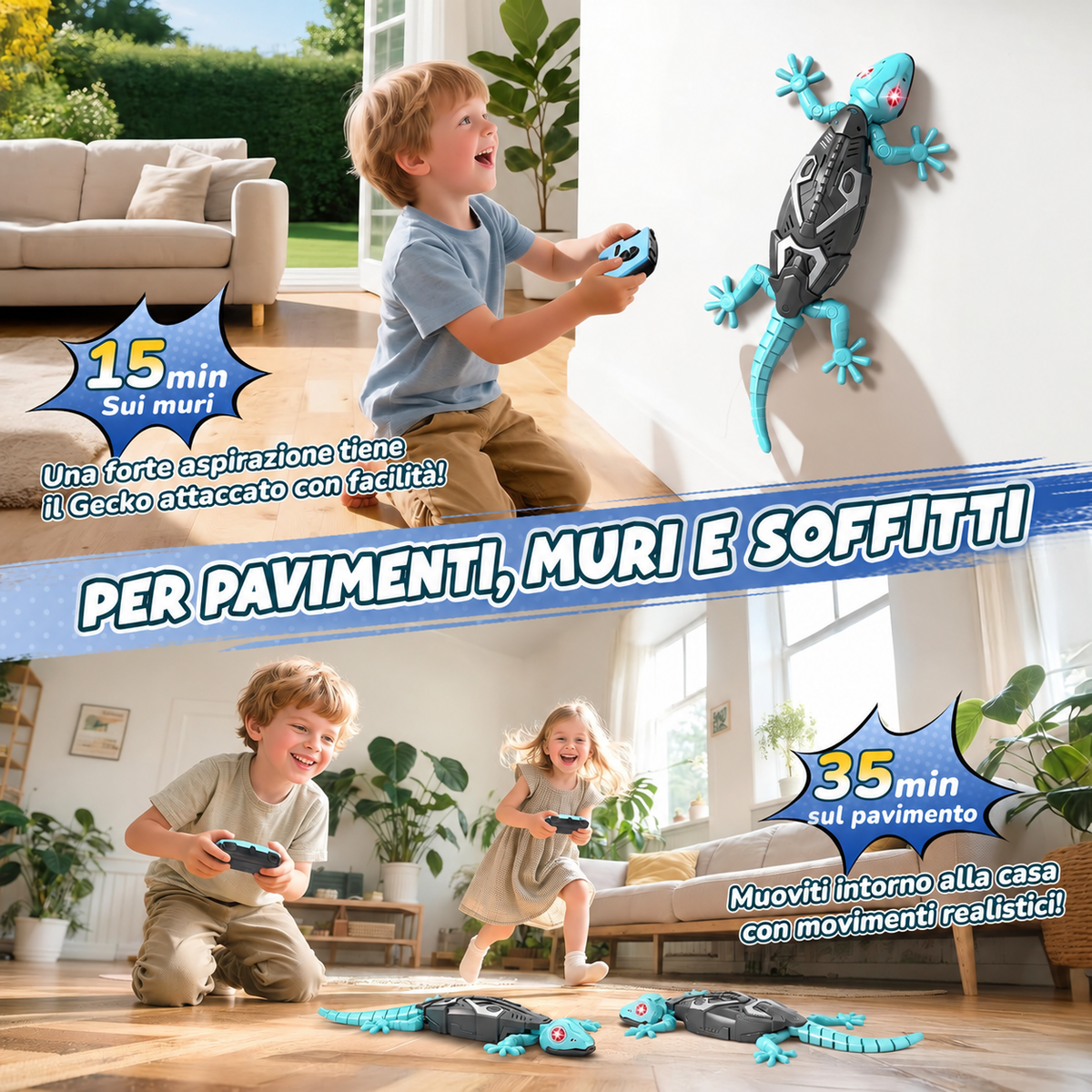 Montessori Gecko™ – Kletternde Eidechse