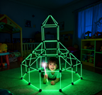 Montessori Glow Fort™– Byg Dit Eget Lysende Gemmested