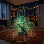 Montessori Glow Fort™– Byg Dit Eget Lysende Gemmested