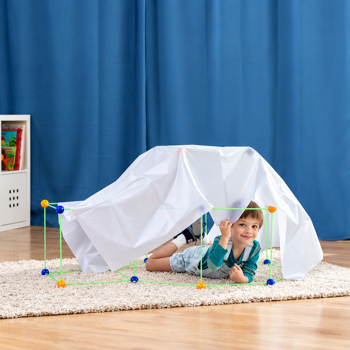 Montessori Glow Fort™– Byg Dit Eget Lysende Gemmested