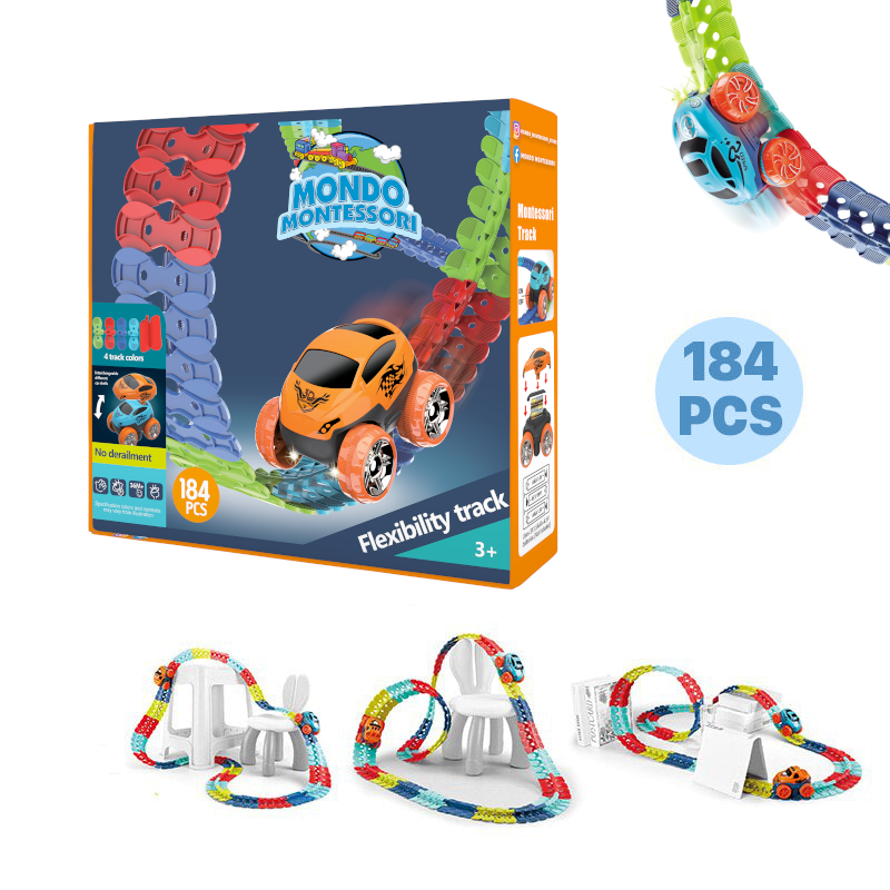 Montessori Track™- Ultrajoustava Auton Rata