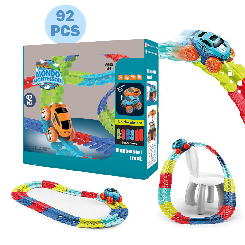 Montessori Track™- Ultrajoustava Auton Rata