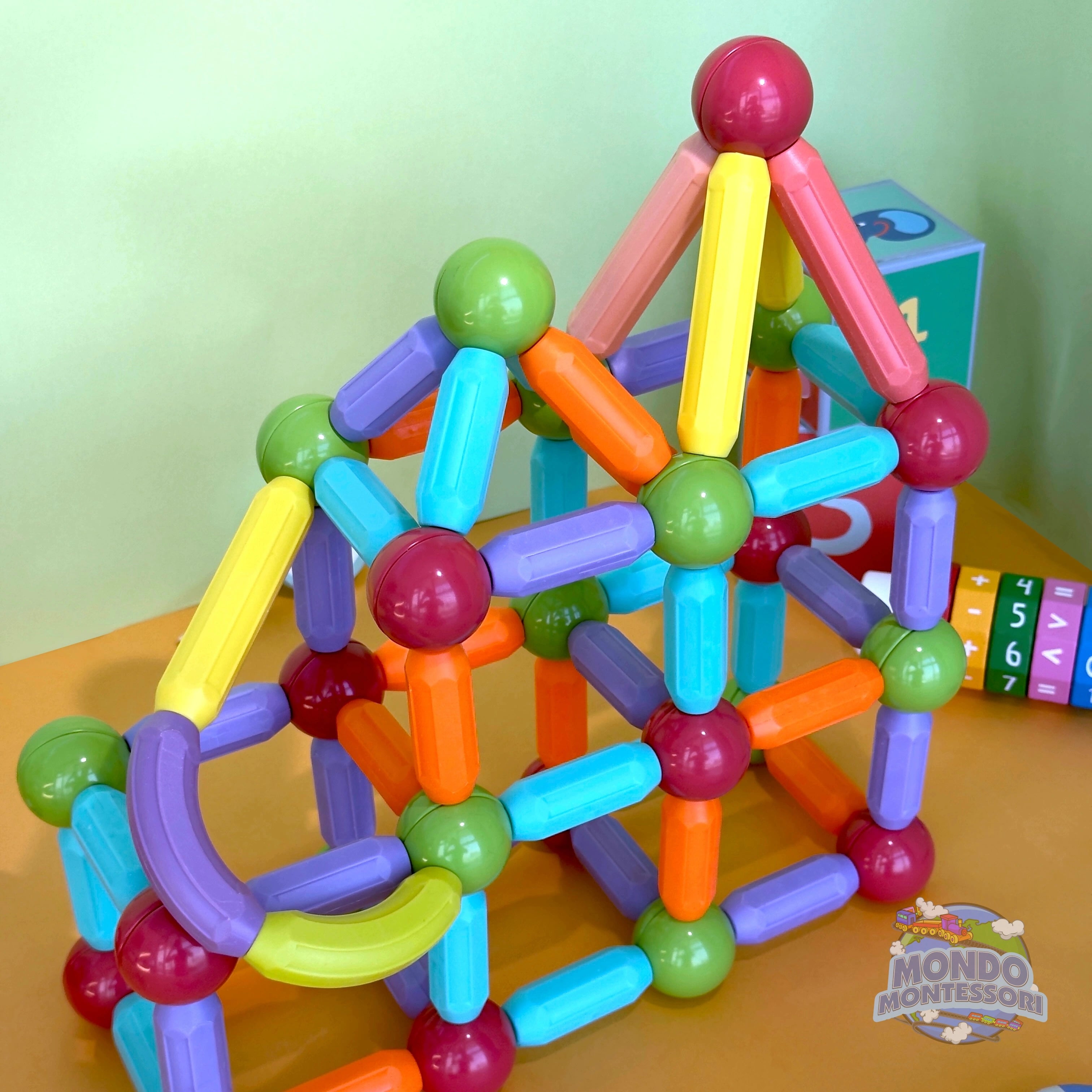 Montessori Magnetics™ - Magnetiske Byggeklodser