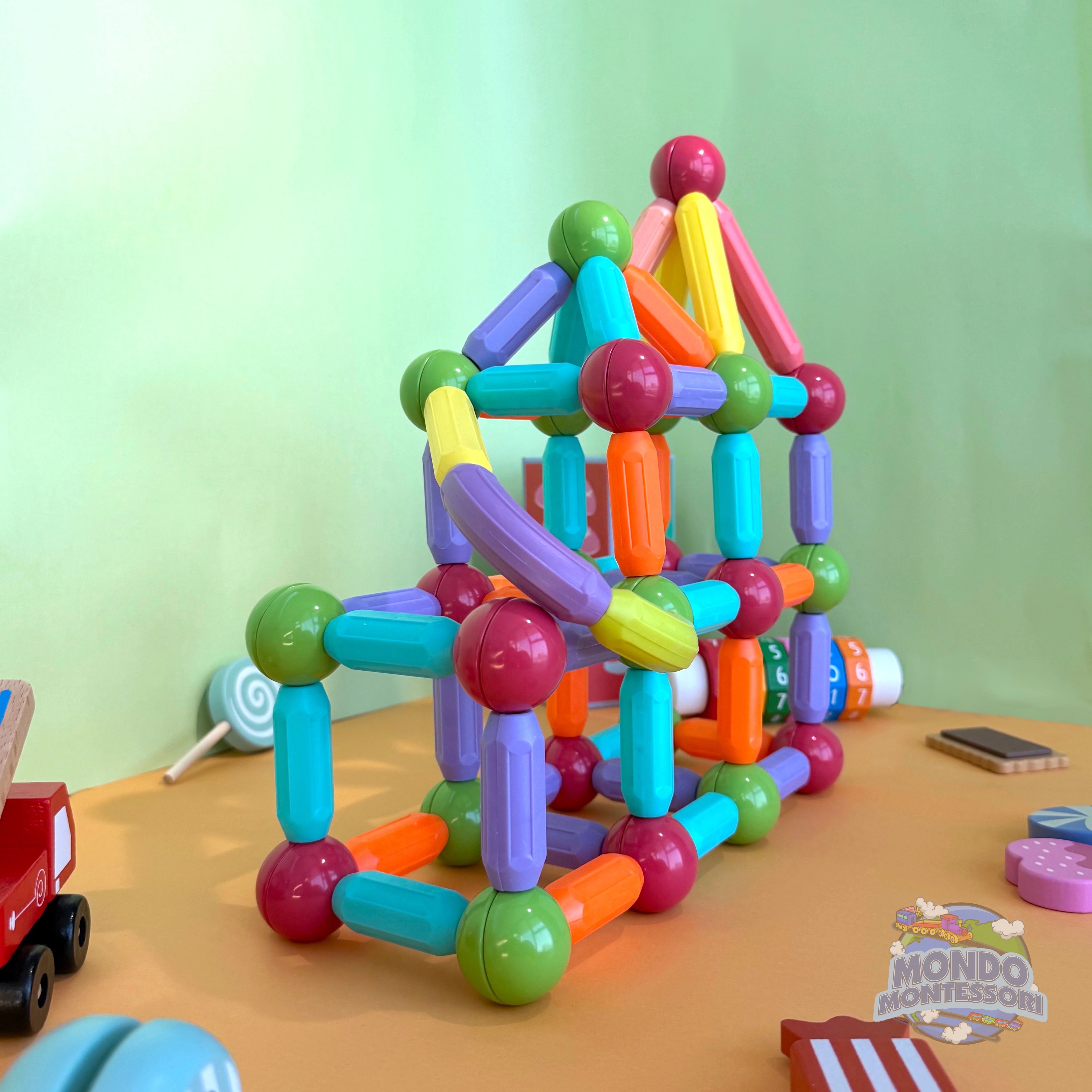 Montessori Magnetics™ - Magnetiske Byggeklodser