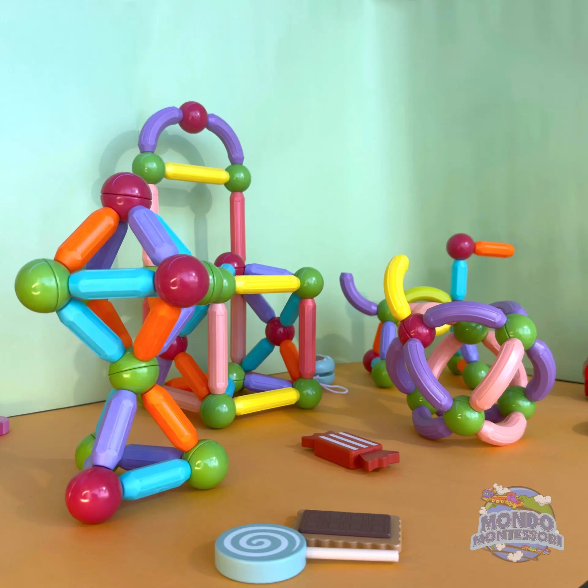 Montessori Magnetics™ - Magnetiske Byggeklodser
