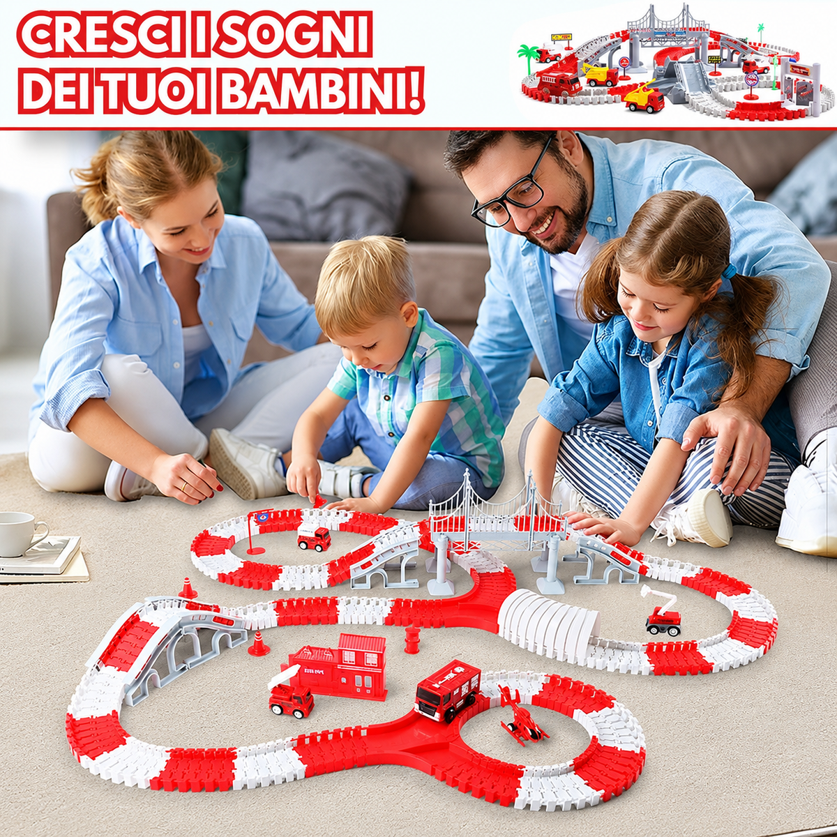 Montessori FlexiPath™- Sentiero Avventuroso Educativo | Pompieri