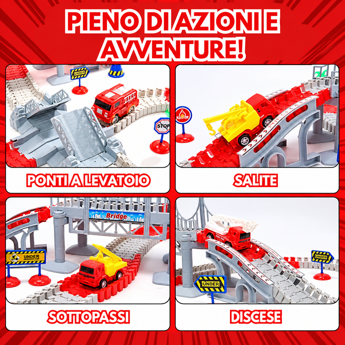 Montessori FlexiPath™- Sentiero Avventuroso Educativo | Pompieri