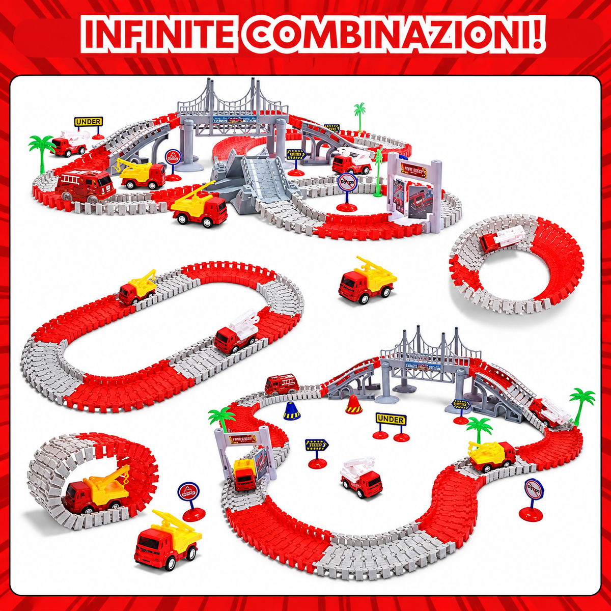 Montessori FlexiPath™- Sentiero Avventuroso Educativo | Pompieri