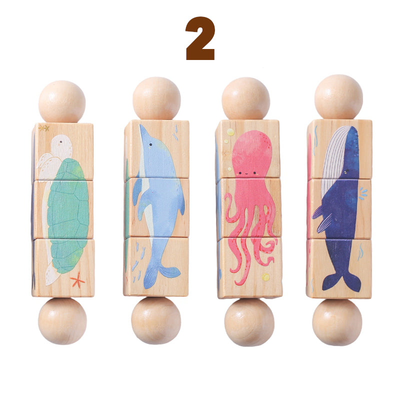 Wood Twist Puzzle™- Rompecabezas Giratorio de Madera