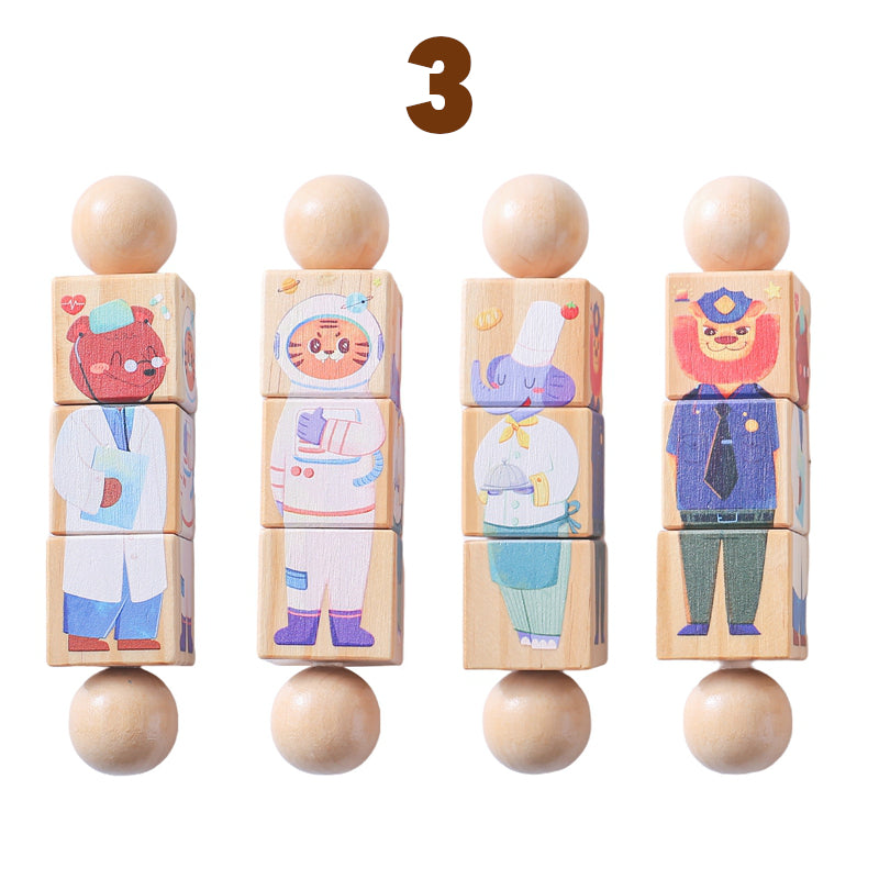 Wood Twist Puzzle™- Rompecabezas Giratorio de Madera