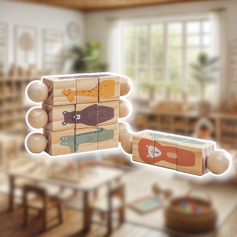 Wood Twist Puzzle™- Rompecabezas Giratorio de Madera