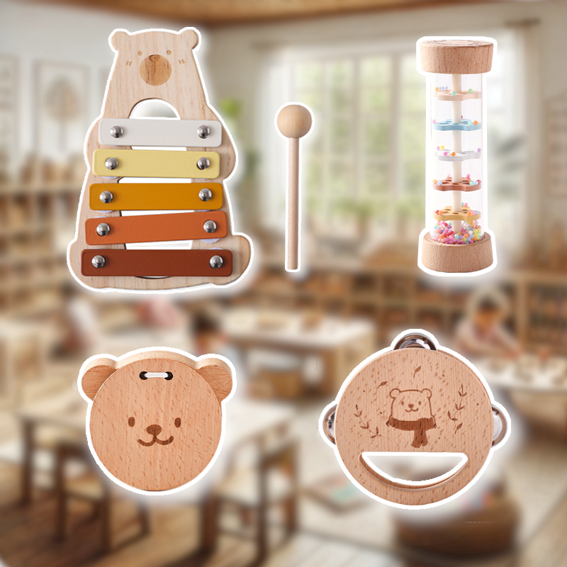 Wood Xylophone™- Set Musical de Madera