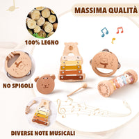 Wood Xylophone™- Set Musicale in Legno