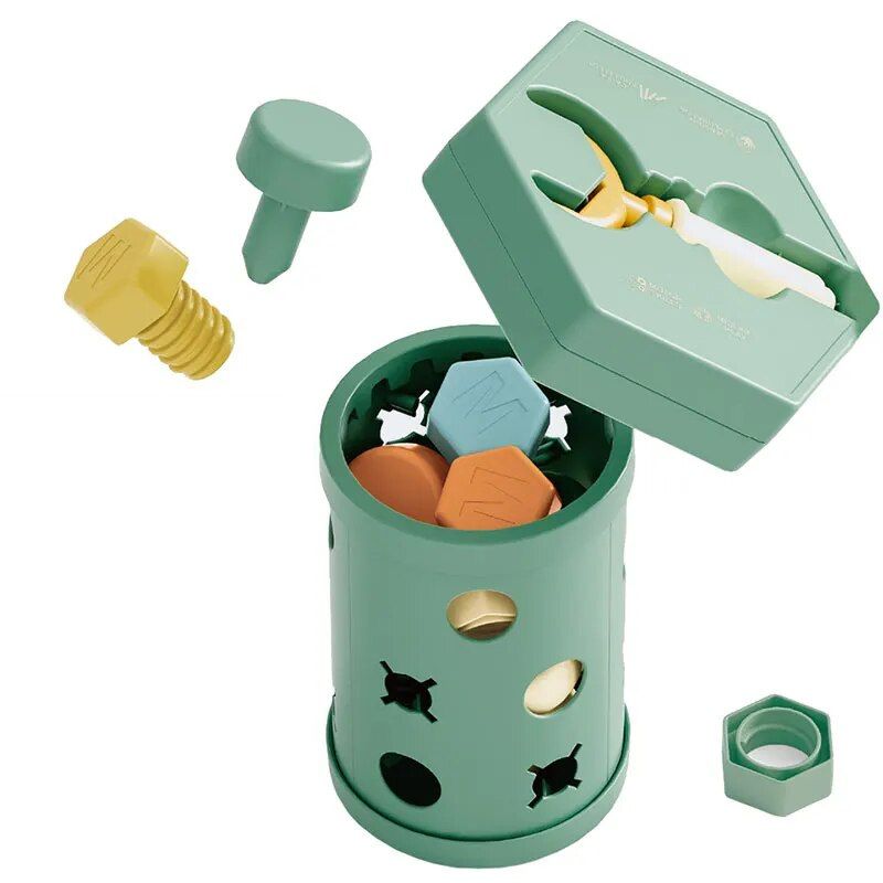 Montessori Technical Cylinder™ - Ruuvaa Kiinni ja Auki