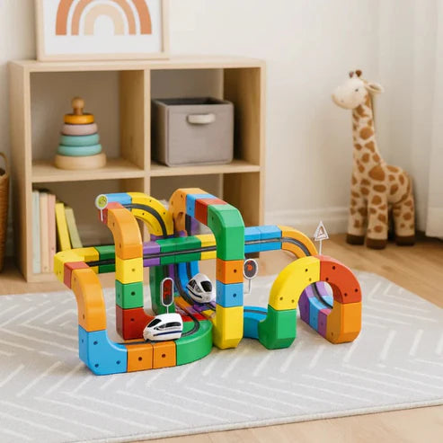 Montessori Puzzle Track™ - Painovoimaton Rata