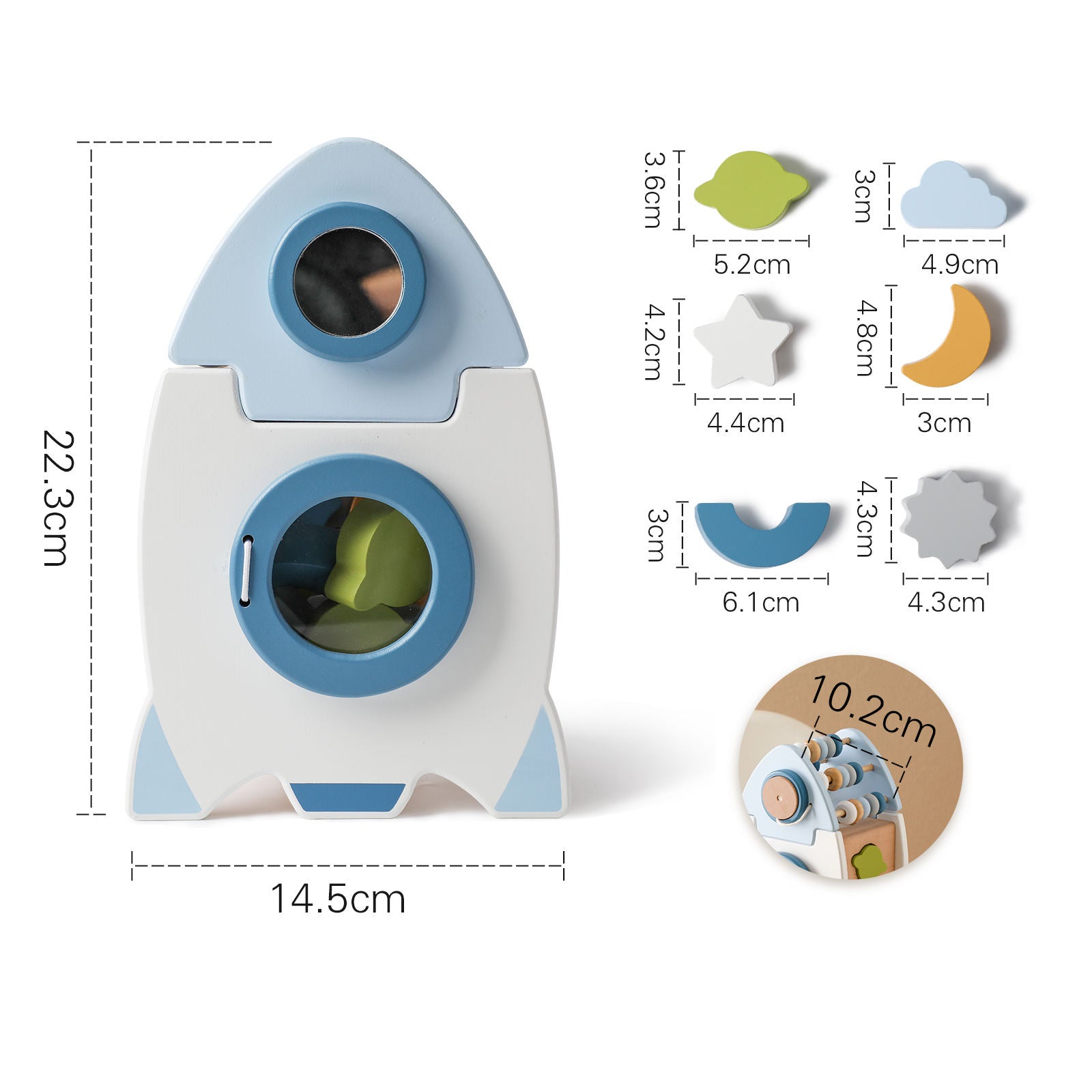 Wood Rocket™- Cohete Espacial de Madera