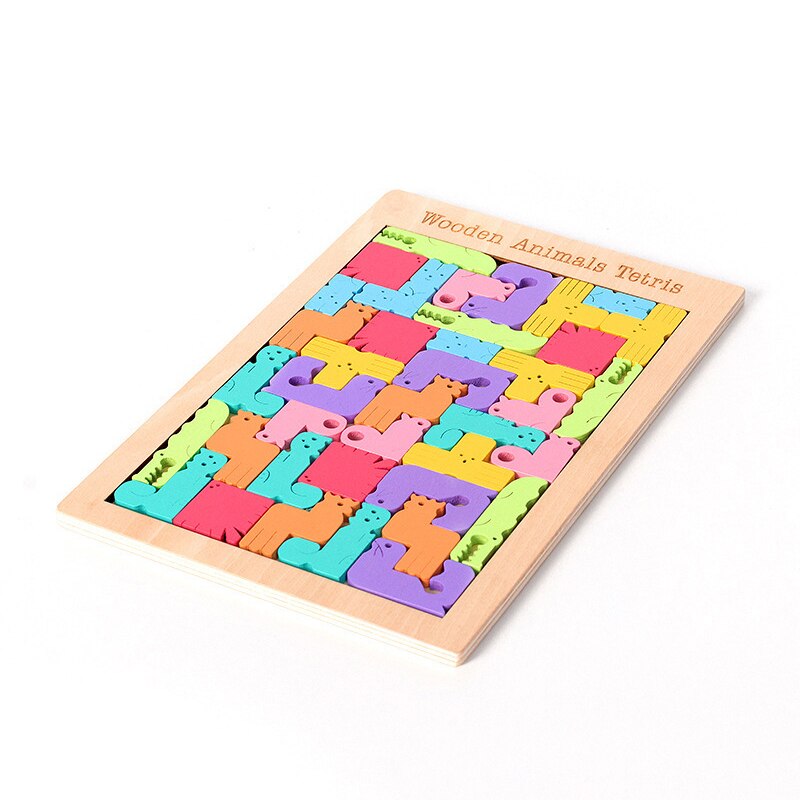 Wood Tetris™- Opettavainen Palapeli