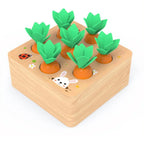 Wood Carrots Blocks™- Opettavainen Palikkakasvimaa