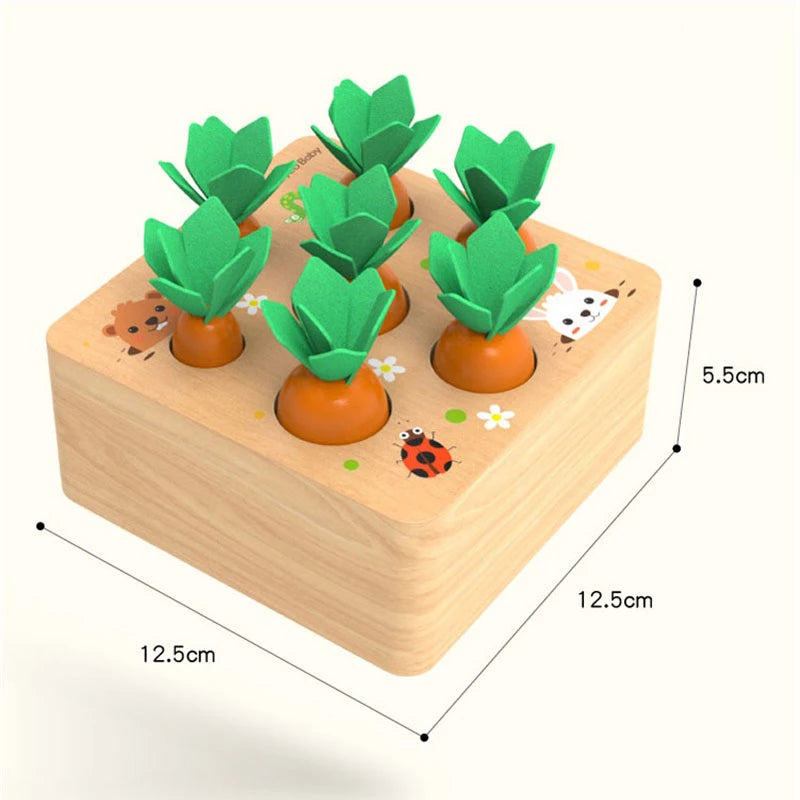 Wood Carrots Blocks™- Orto a Blocchi Educativi