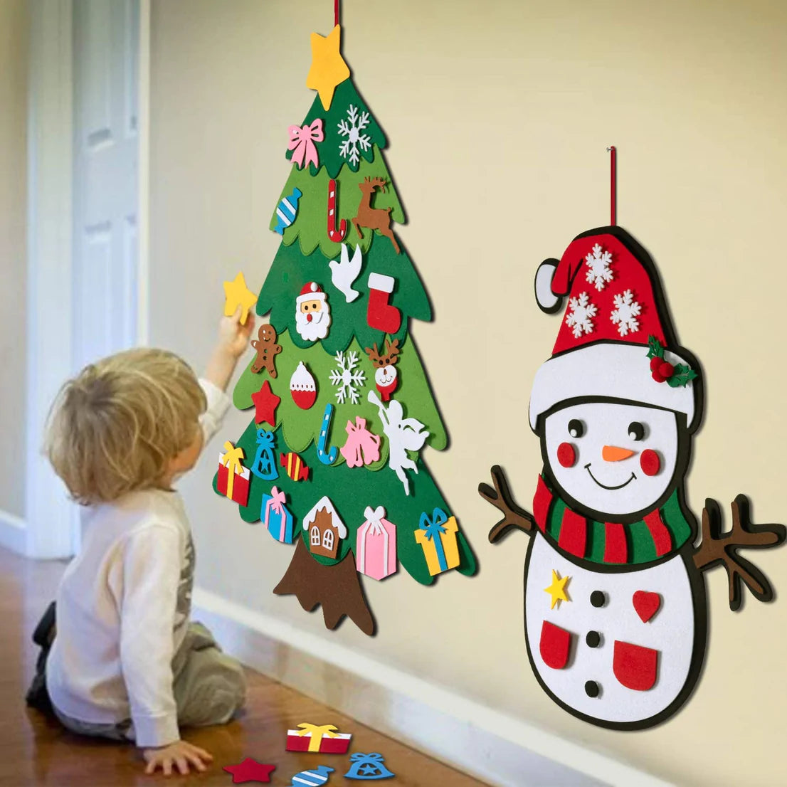 Montessori Christmas™- Joulukuusi🎄 ja Lumiukko⛄️