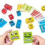 Montessori Monsters™- Puslespil med Træterninger
