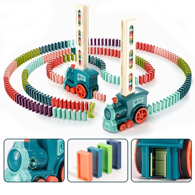 Montessori Domino Train™ - Dominojen Asettava Juna