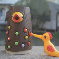 Montessori Birds™ - Madre e hijo pájaros carpinteros