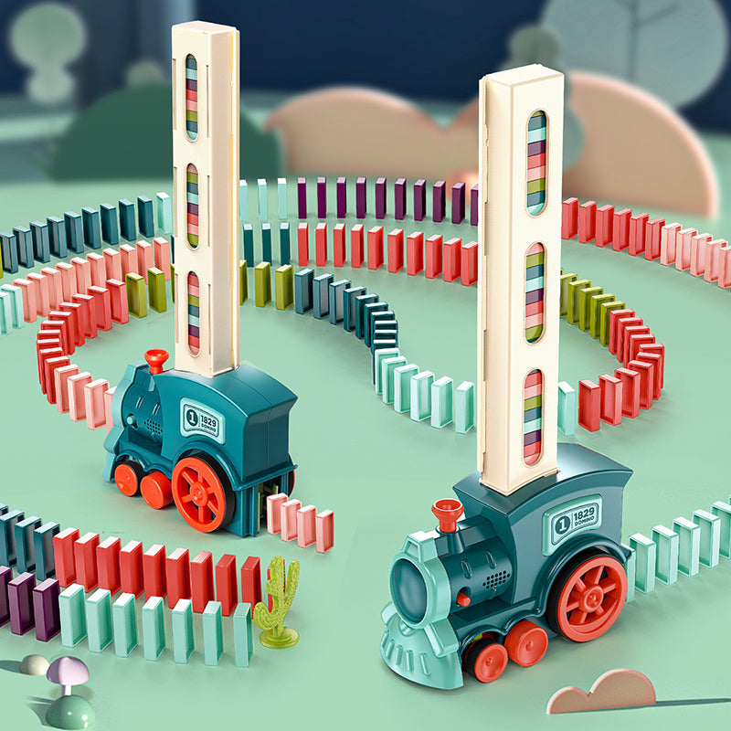 Montessori Domino Train™ - Dominojen Asettava Juna