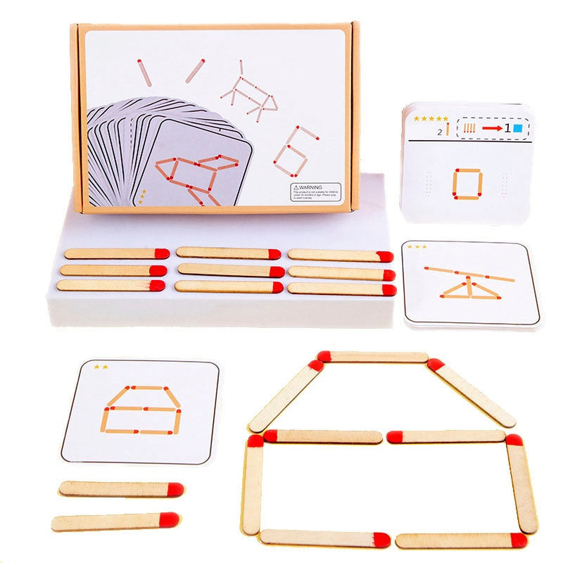Wood GeoSticks™- Replica la Forma